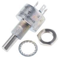 pe30l0fl474kab Vishay PE30 470kΩ Rotary Potentiometer 1-Gang Panel Mount, PE30L0FL474KAB