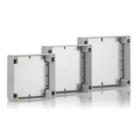 186-2279 RS PRO Grey Polycarbonate Enclosure, IP67, IK07, Grey Lid, 119.8 x 119.8 x 60.1mm