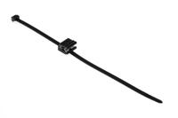 150-40591-t50rosec5a-pa66hspa66hirhs-bk HellermannTyton Cable Tie Assemblies, EdgeClip, 200mm x 4.6 mm, Black Polyamide 6.6 (PA66), Pk-25