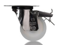 17127-fr LAG Braked Swivel Castor Wheel, 150kg Capacity, 80mm Wheel