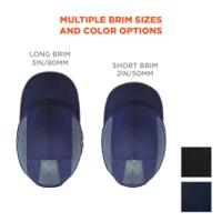 23343 Ergodyne Navy Standard Peak Bump Cap, Foam Protective Material