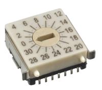 p56smt163ltr Hartmann 32 Way Surface Mount DIP Switch, Slot Actuator