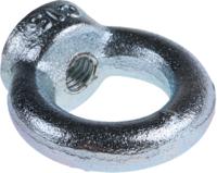 124-4841 RS PRO Carbon Steel Eye Nut, M10 Thread, 25mm Internal Eye Diameter, 45mm Outer Eye Diameter, 0.23t Load