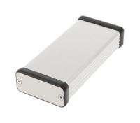 1455c1201 Hammond 1455 Series Silver Anodised Aluminium Hand Held Enclosure, , IP54, 120 x 54 x 23mm