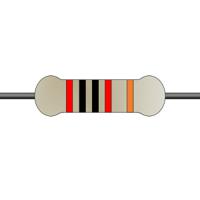 mf0207fte52-20k Yageo 20kΩ Metal Film Fixed Resistor 0.6W ±1% MF0207FTE52-20K