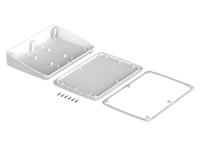 35110146hmt1-bop-101-pq-9016 Bopla BoPad Series White ABS Desktop Enclosure, Sloped Front, 285 x 198 x 61.2mm