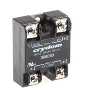 d06d60 Sensata Crydom Solid State Relay, 60 A Load, Surface Mount, 60 V dc Load, 32 V Control