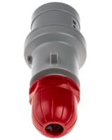 2131636 Scame IP44 Red Cable Mount 3P + E Industrial Power Plug, Rated At 16A, 415 V