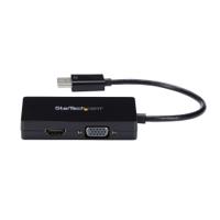 dp2vgdvhd StarTech.com 3 port DisplayPort to DVI, HDMI, VGA Adapter, 150mm Length - 1920 x 1200 Maximum Resolution