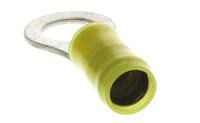 320576 TE Connectivity, PIDG Insulated Ring Terminal, M8 Stud Size, 2.6mm² to 6.6mm² Wire Size, Yellow