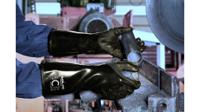 3441000-9 Mapa ULTRANITRIL 410 Black, Yellow Nitrile, Polyvinyl Chloride Work Gloves, Size 9, Nitrile, Polyvinyl Chloride Coating