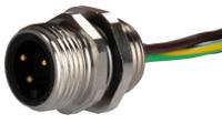 283-5010 RS PRO Industrial Circular Connector, 3 Contacts, Panel, 7/8 in Connector, Plug, Male, IP68