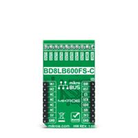 mikroe-5079 MikroElektronika SolidSwitch 3 Click Load Switch for BD8LB600FS-C for mikroBUS Socket