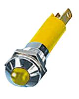 190402z2 CML Innovative Technologies Yellow Panel Mount Indicator, 12V, 8mm Mounting Hole Size