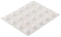 sj-5027-white 3M Hemispherical PUR Self Adhesive Feet, 16mm diameter x 7.9mm height