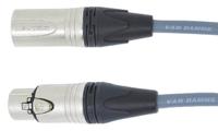 401-029-081 Van Damme Male 5 Pin XLR to Female 5 Pin XLR  Cable, Grey, 10m