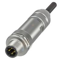 bcc03wz BALLUFF Circular Connector, 4 Contacts, Cable, M12 Connector, Plug, Male, IP67, BCC M474-0000-2D-000-51X475-000 Series