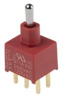 734-6956 RS PRO Toggle Switch, PCB Mount, On-Off-(On), DPDT, Through Hole Terminal