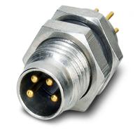 1694347 Phoenix Contact Circular Connector, 4 Contacts, Panel, M8 Connector, Plug, Male, IP67, SACC Series