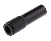 3166-08-12 Legris LF3000 Series Straight Tube-to-Tube Adaptor, Push In 8 mm to Push In 12 mm, Tube-to-Tube Connection Style