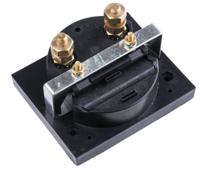 r68m-80a-001 HOBUT R68M Analogue Panel Ammeter 80A DC, 63.5mm x 62.5mm, ±8 % Moving Magnet