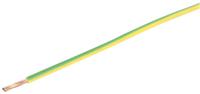 20145238 Prysmian 6491B Series Green/Yellow 1.5 mm² Hook Up Wire, 7/0.53 mm, 100m,