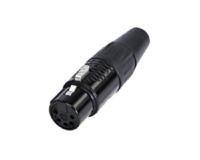 rc5f-b Re-An Products Cable Mount XLR Connectors, Female, 5 Way