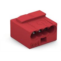 243-804-1 WAGO 243 Series Connector, 4-Way, 6A, 22 → 18 AWG Wire, Push Wire Termination