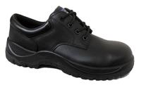 136-8760 Rockfall Black Fibreglass Toe Capped Safety Shoes, UK 8