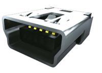 musb-05-f-b-sm-a-k-tr Samtec Straight, SMT, Socket- Single Port Type B 2.0 USB Connector