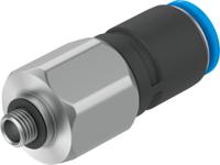 qsr-m5-6 Festo QSR PBT Pneumatic Rotary Union, M5 Male, Push In 6mm