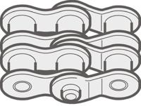 08b2s30 Renold Renold (Blue Box) 08B-2 Offset Link Steel Roller Chain Link