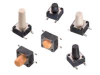430182080816 Wurth Elektronik Black Round Tactile Switch, SPST 50 mA 8mm PCB