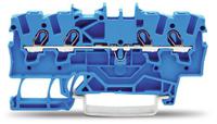 2001-1404 WAGO  TOPJOB S, 2001 Series Blue, 1.5mm², Single-Level, Push-In Cage Clamp Termination, ATEX, IECEx