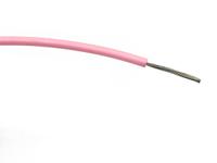 196-4317 RS PRO Pink 0.75mm² Hook Up Wire, 18 AWG, 24/0.2 mm, 100m, PVC Insulation