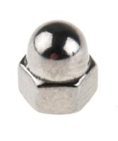 248-4450 RS PRO Stainless Steel Dome Nut, DIN 1587, M3