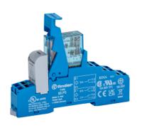 48p570240050spa Finder 48 Series Interface Relay, DIN Rail Mount, 24V dc Coil, DPDT-2C/0, 2-Pole, 8A Load