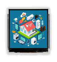 mdt0340a-usbc Midas MDT0340A-USBC IPS TFT TFT LCD Display / Touch Screen, 3.4in, 480 X 480pixels