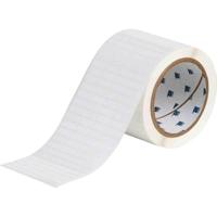 030105 Brady R6000HF White Label Roll, 19.05mm Width, 6.35mm Height, 10000Per Roll Qty