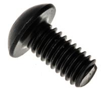 281-215 RS PRO Black, Self-Colour Steel Hex Socket Button Screw, ISO 7380, M4 x 8mm