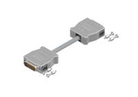 16-512430 Amphenol Industrial 16-5123 15 Way Cable Mount D-sub Connector Male to Female, with Snap locks