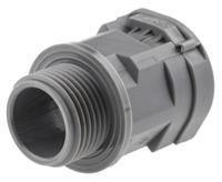 slnd-m207 PMA Straight, Conduit Fitting, 20mm Nominal Size, M20, PA 6, Grey IP66 rating
