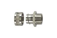 166-30325 HellermannTyton Fixed External Thread Fitting, Conduit Fitting, 25mm Nominal Size, M25, Stainless Steel, Metal IP40
