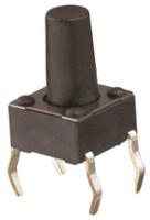 430186043716 Wurth Elektronik Black Tactile Switch, SPST 50 mA @ 12 V dc 0.9mm Through Hole