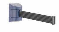 897-33-33-b9 Tensator Black PET Retractable Barrier, 4.6m, Black Tape