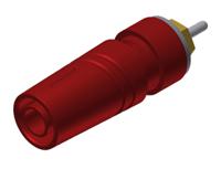 972360701 Hirschmann Test & Measurement Red Female Banana Socket, 4 mm Connector, Solder Termination, 24A, 1000V ac/dc, Gold