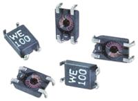 744212100 Wurth Elektronik, WE-SL1 Yes Surface Mount Common Mode Line Filter with a Ferrite Core, 10 μH Sectional Winding ±50 %