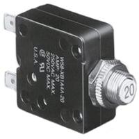 w58-xc4c12a-2 TE Connectivity Thermal Circuit Breaker - W58  Single Pole 50 V dc, 250V ac Voltage Rating, 2A Current Rating