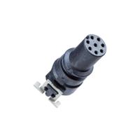 m8-08pfft-ee0001 Amphenol Industrial Circular Connector, 8 Contacts, Surface, M8 Connector, Socket, Female, M Series