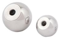 144-3655 RS PRO Silver Ball Clamping Knob, M5, Threaded Hole